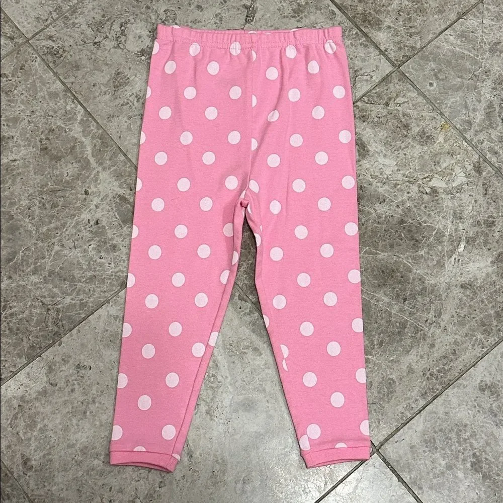 Carters Girls Cotton Snug Fit Pajama Set NEW Polka Dots Short Sleeve Pants 24M